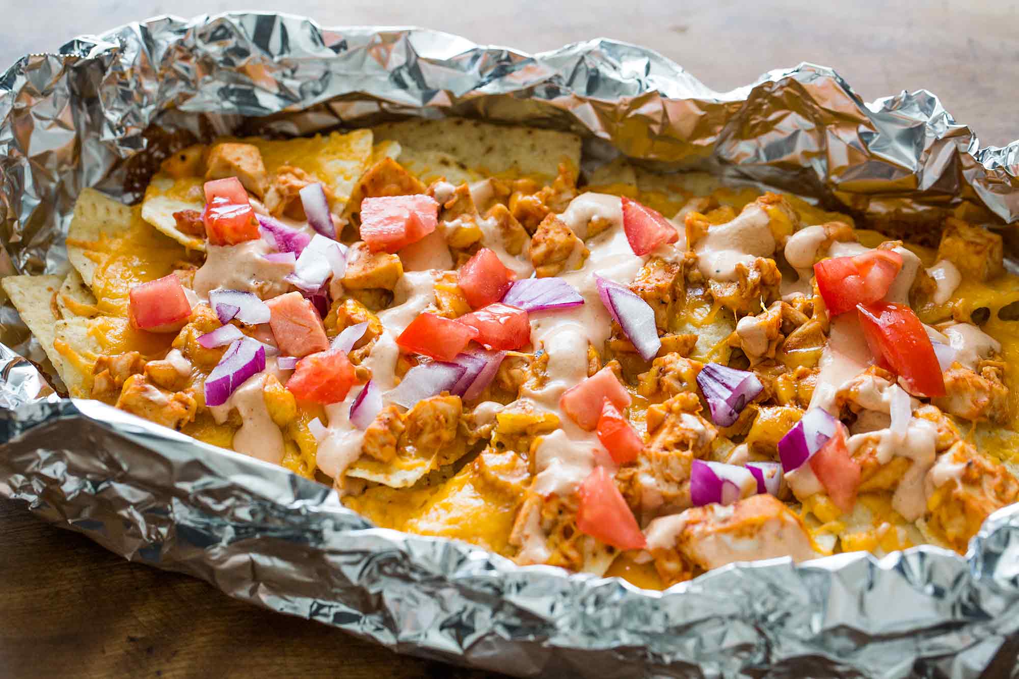 Camping Nachos for camping with kids 