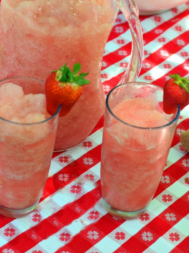 Rhubarb Slush Drink – Story