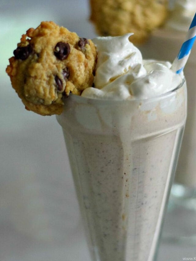 Vanilla Chocolate Chip Cookie Milkshake – Story