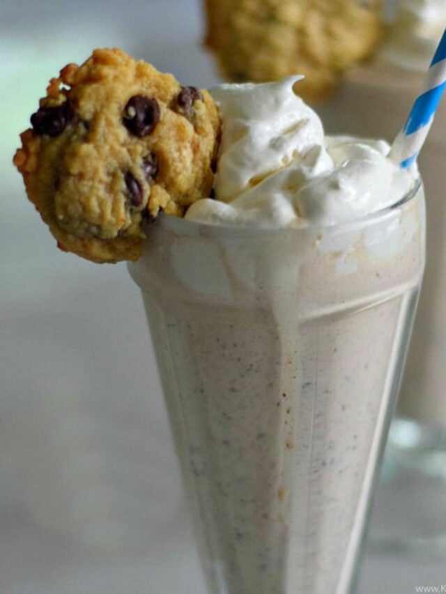 chocolate chip milkshake summer drink