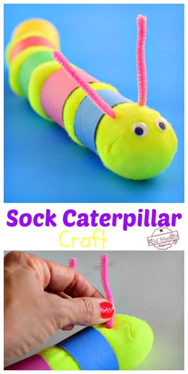 Caterpillar Craft for Kids and Toddlers to Make 