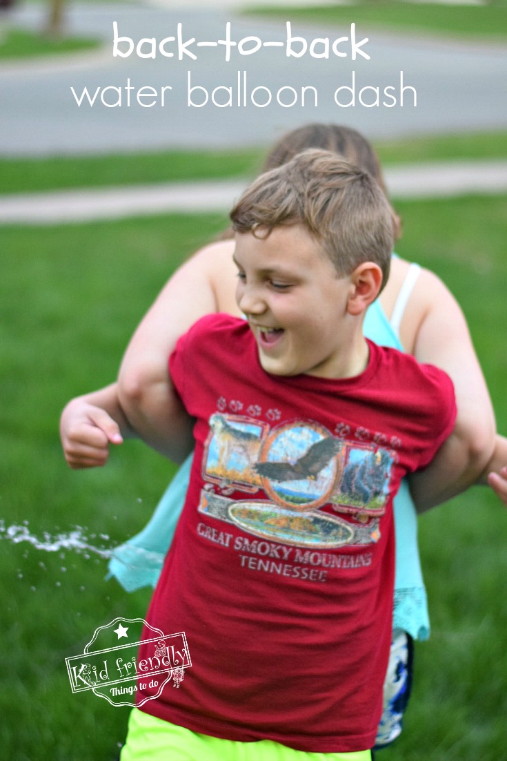 Back to Back Water Balloon Dash A Fun Summer Water Balloon Game to Play 
