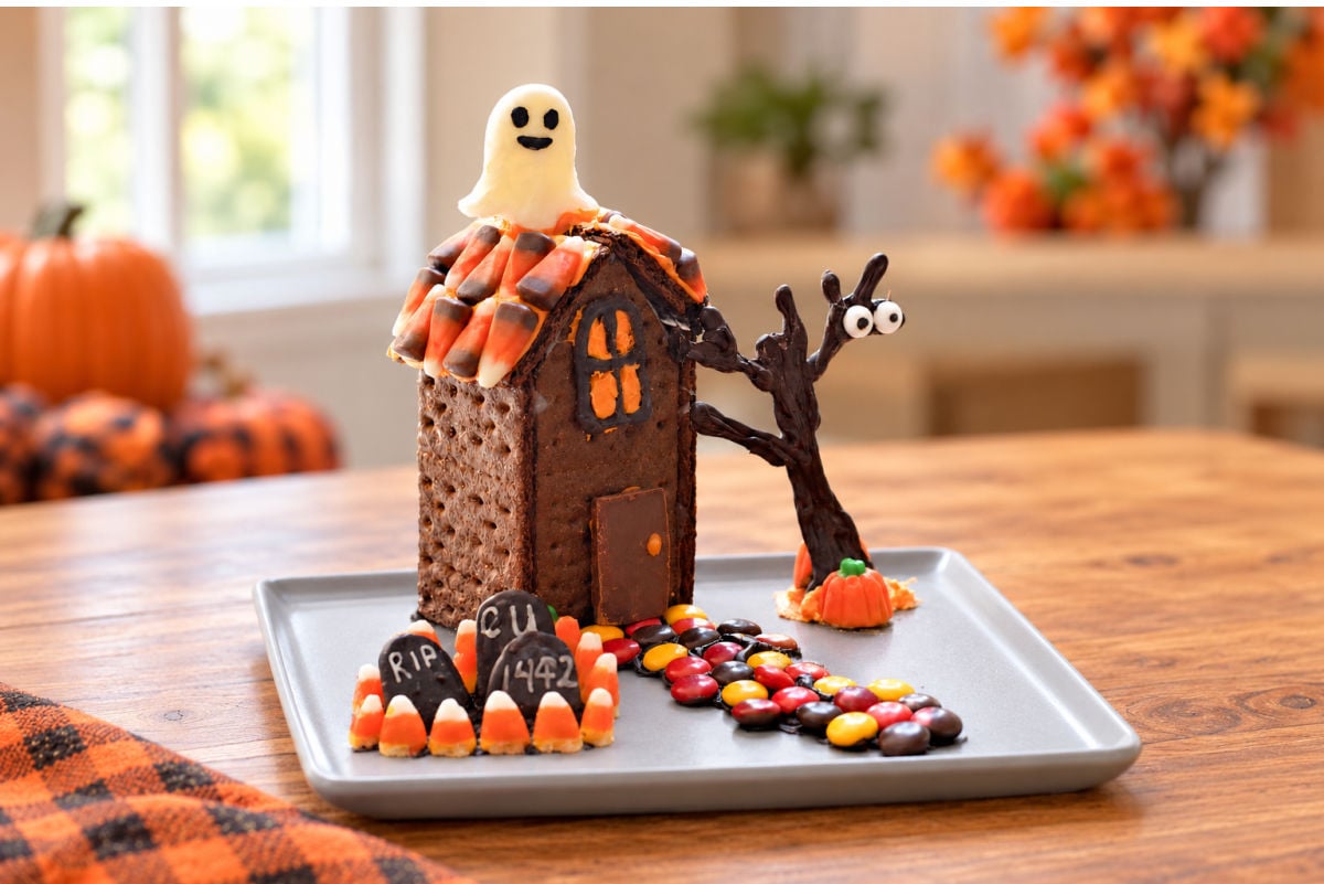 Halloween candy house