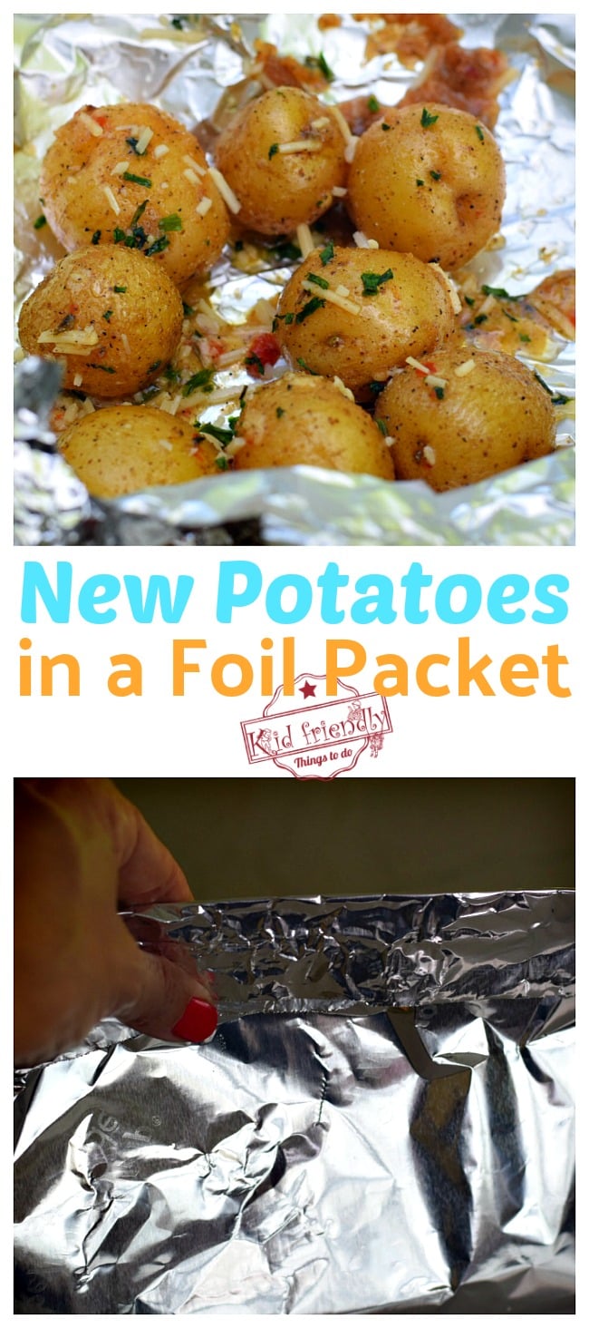 Foil Packet Potatoes for a Campfire 