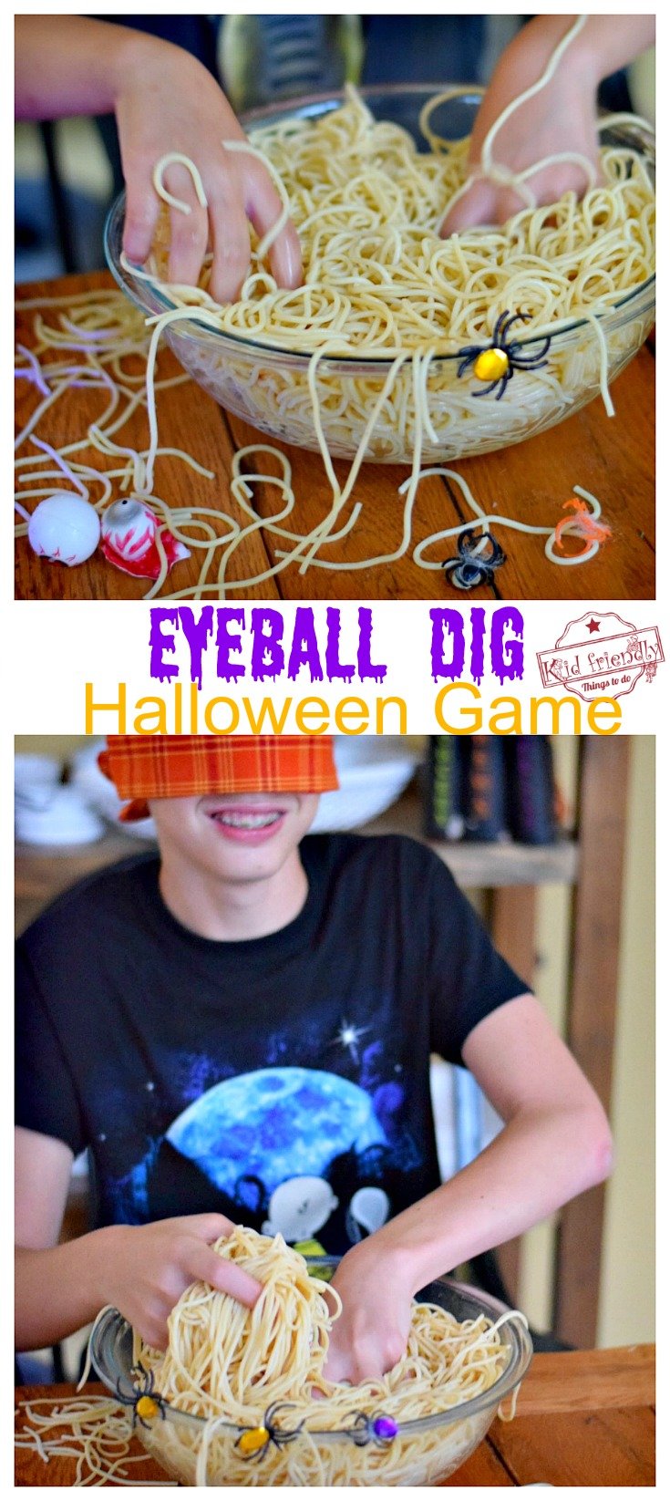 Fun Eyeball Dig Halloween Game for Kids and Teens to Play {with Video}