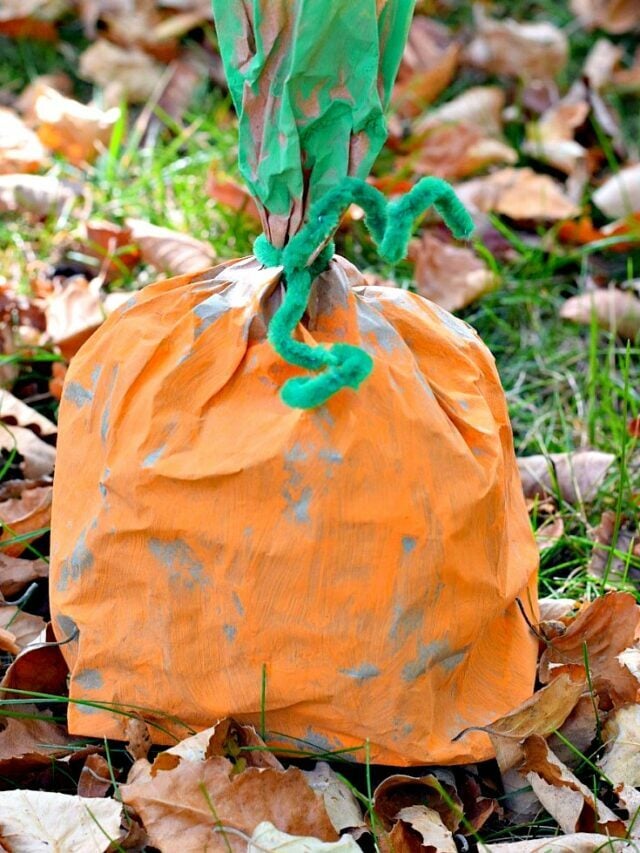 Paper Bag Pumpkin Craft – Story