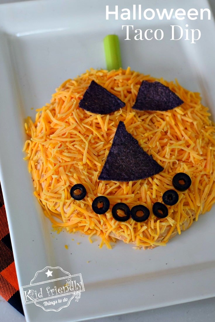 Jack O Lantern Taco Dip A Fun Halloween Appetizer Recipe Kid Friendly Things To Do