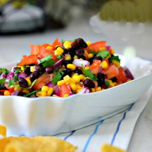 Easy Canned Corn and Black Bean Salsa