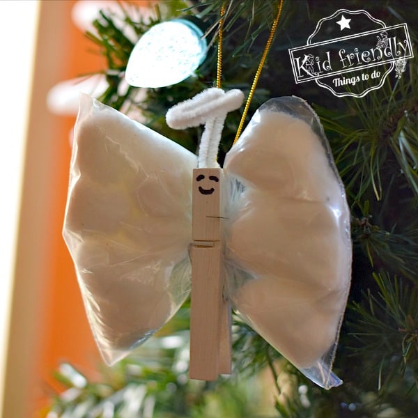 An Easy Christmas Snack Bag Angel Ornament | Kid Friendly Things To Do