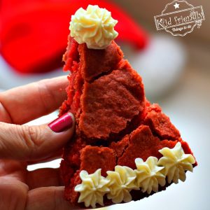 Blonde Brownie Santa Hat – A Cute Christmas Dessert | Kid Friendly Things To Do