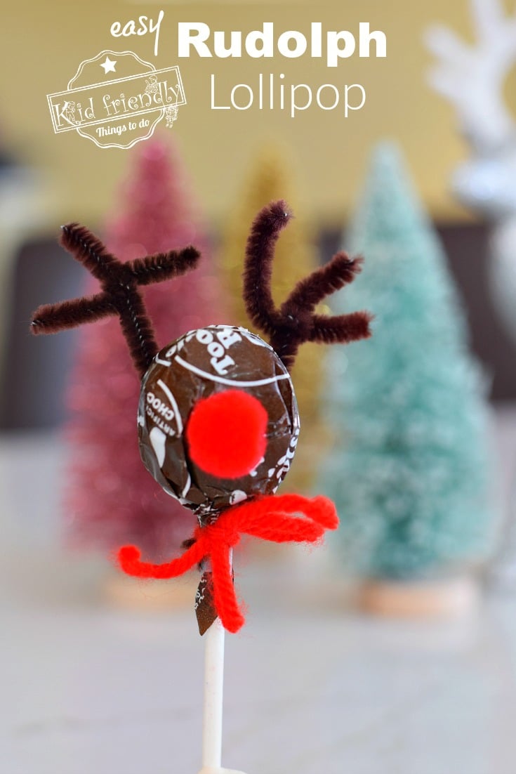 Reindeer craft for kids at Christmas 