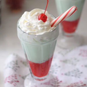 cherry mint milkshake