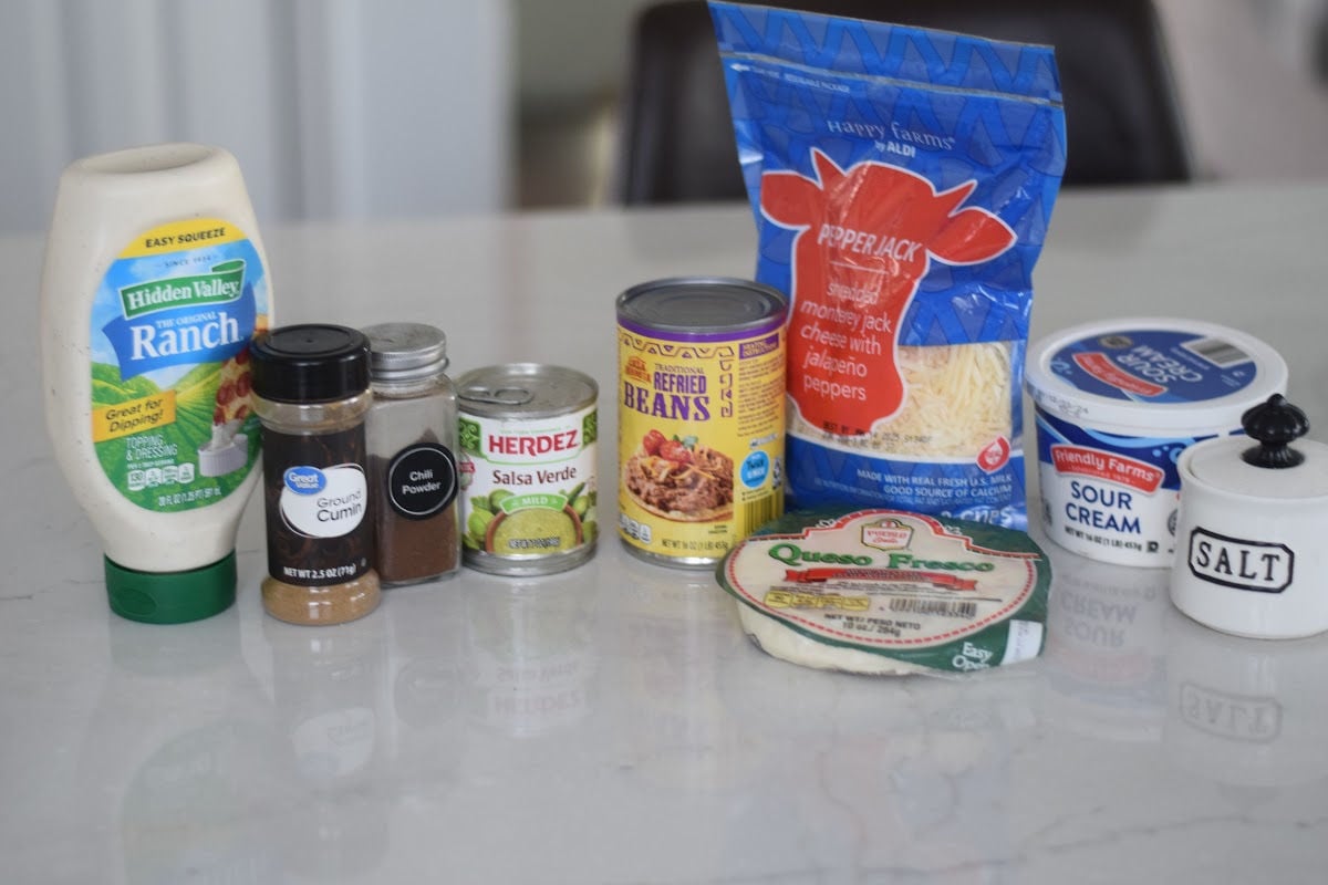 warm bean dip ingredients 