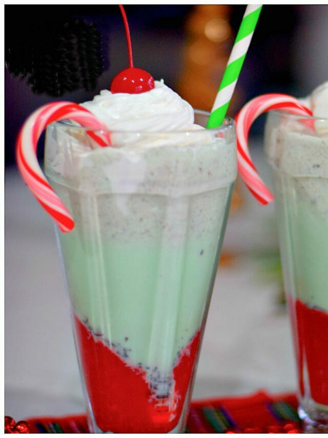 Christmas Cherry Mint Milkshake Recipe – Story