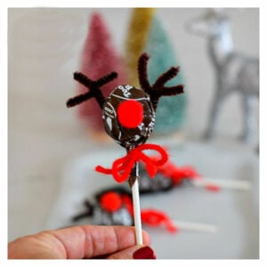 Rudolph Lollipop Christmas Craft