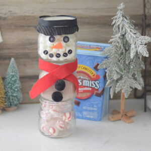 snowman hot chocolate kit