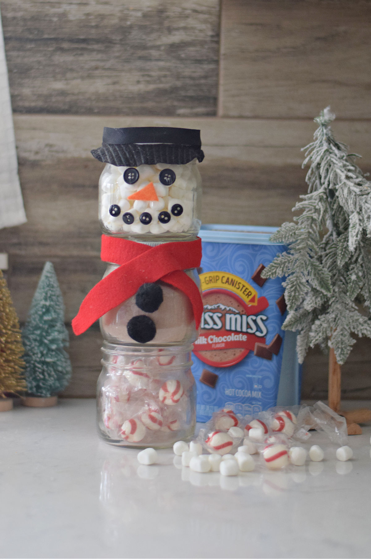 snowman hot chocolate kit 