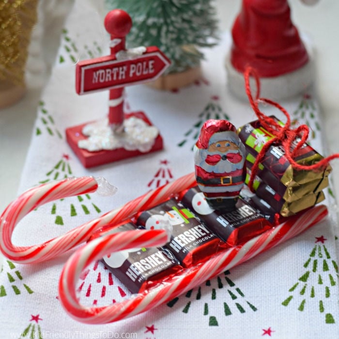 You are currently viewing How To Make a Christmas Candy Cane Sleigh