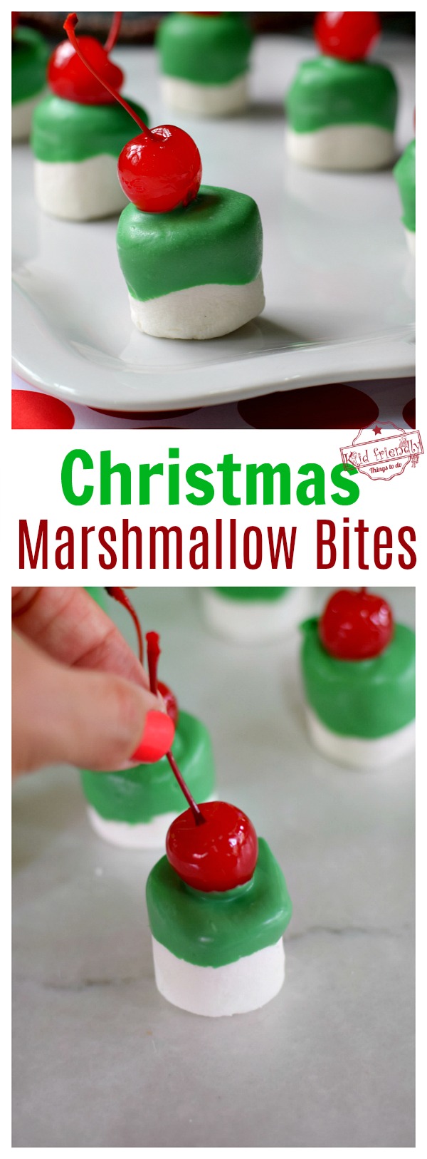 DIY holiday treats marshmallow bites