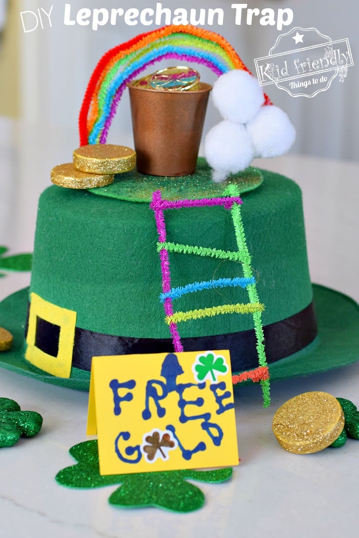 Leprechaun Trap Idea for St. Patrick's Day with kids