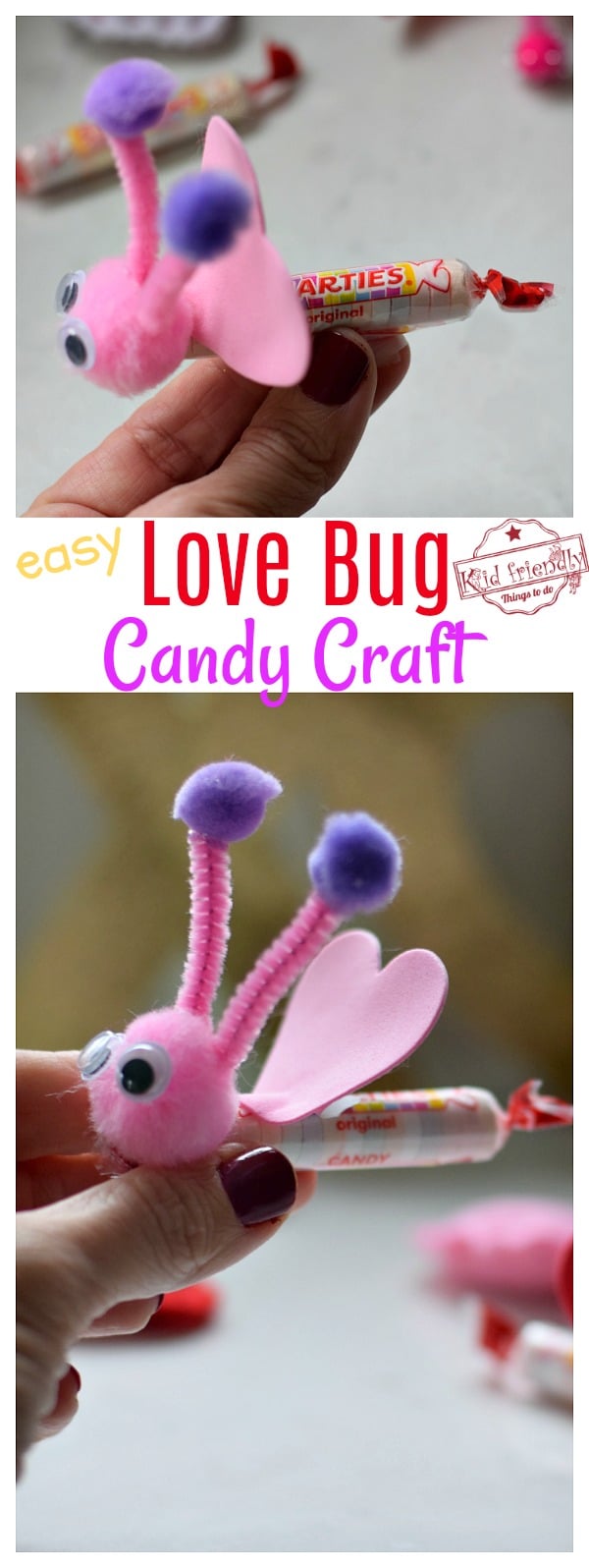 Valentine Crafts for Kids ~Love Bugs ~ Nifty Thrifty DIYer