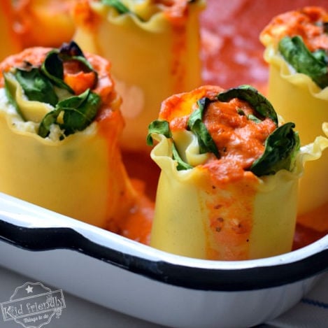 Read more about the article Spinach & Ranch Dressing Lasagna Roll Ups with Ricotta | Kid Friendly Things To Do