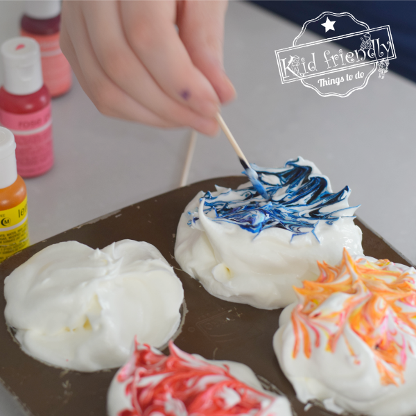 How to Dye Eggs with Whipped Cream Using Muffin Tins