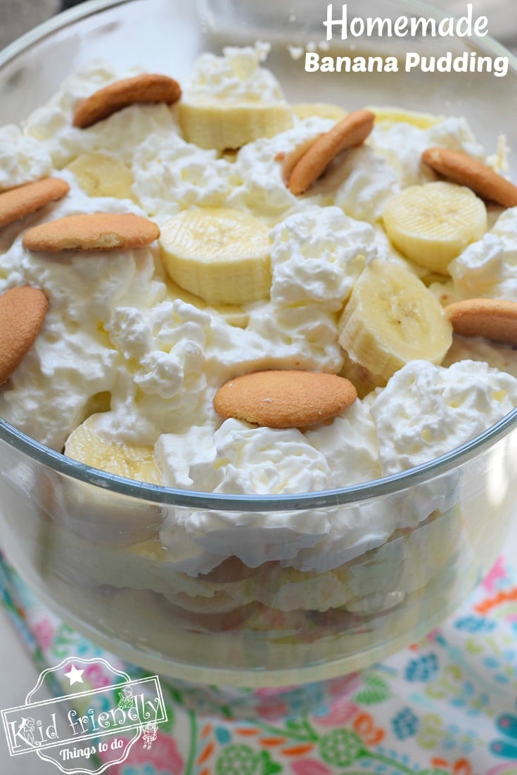 banana pudding from scratch