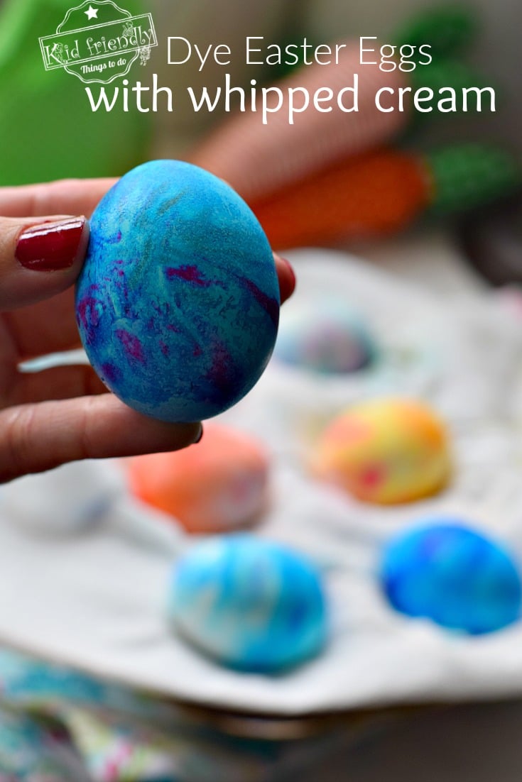 How to Dye Eggs with Whipped Cream {Using Muffin Tins} - Kid Friendly ...