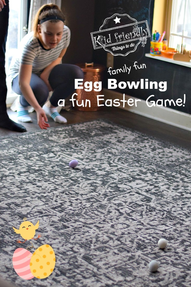 Easter game to play - Egg bowling