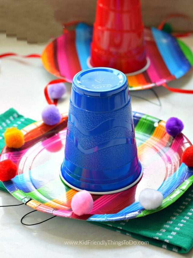Make A Paper Plate Sombrero for a Cinco De Mayo Craft – Story