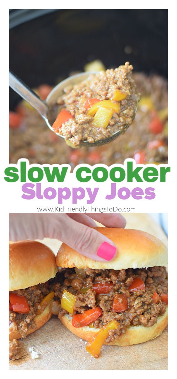 slow cooker Sloppy Joes 