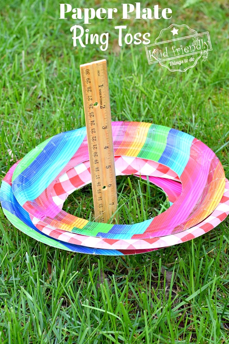 DIY Ring Toss, Easy Paper Plate Craft, Crafts