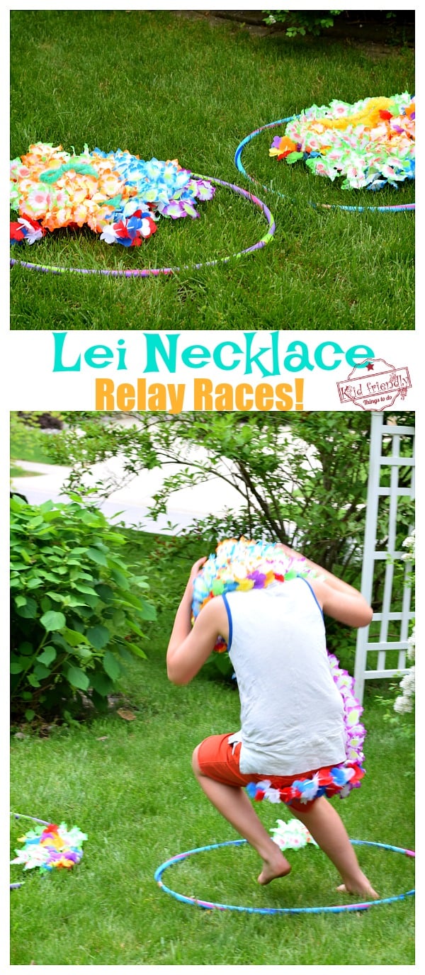 playing a fun summer outdoor game for kids