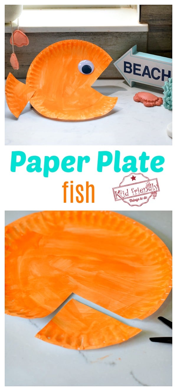 Easy Paper Plate Fish Craft for Toddlers and Preschoolers - Taming Little  Monsters