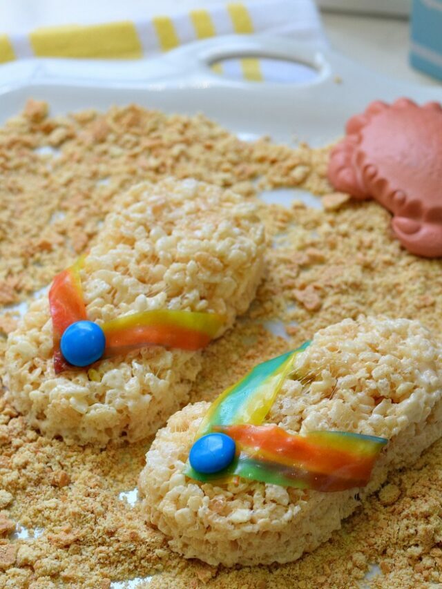 Easy Flip Flops Rice Krispies Treats – Story