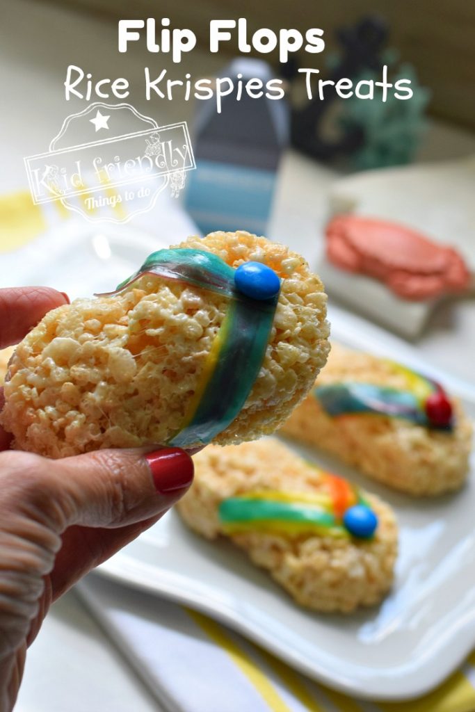 Flips Rice Easy Flip Flops Rice Krispies Treats {A Fun Summer Snack} | Kid ...