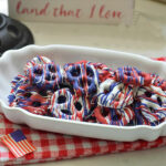 Making Red, White and Blue Chocolate Covered Pretzels