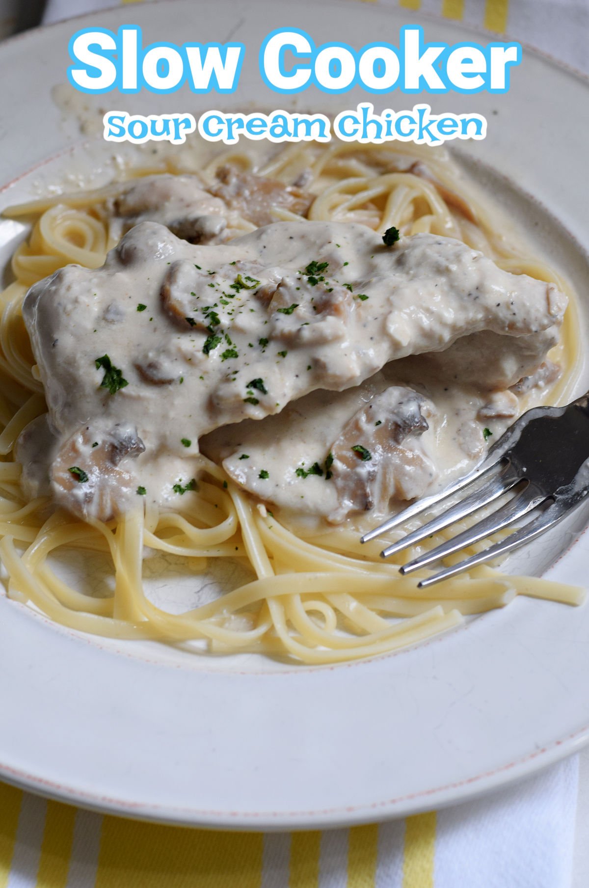 slow cooker chicken with  sour cream 