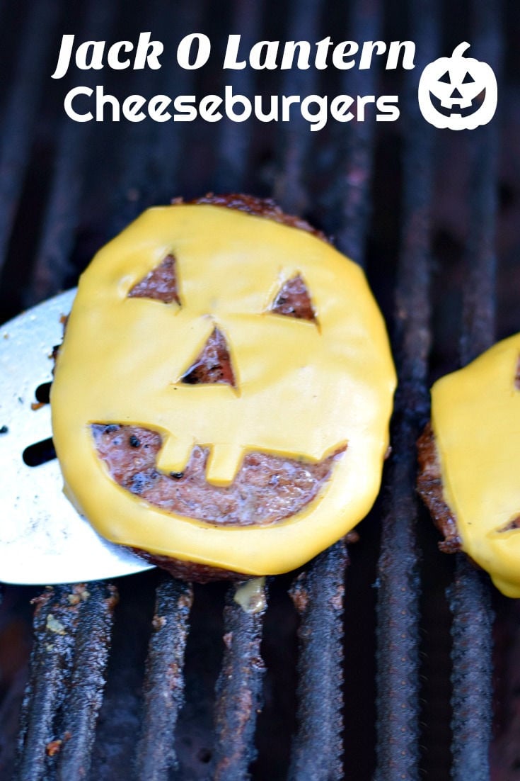 Jack O Lantern Cheeseburgers