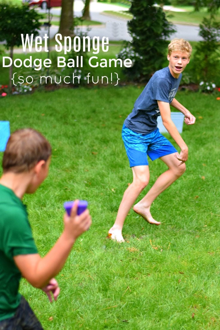 sponge dodgeball summer water game