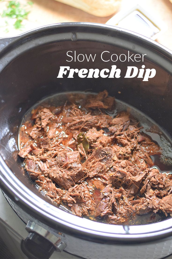 French dip recipe in slow cooker 