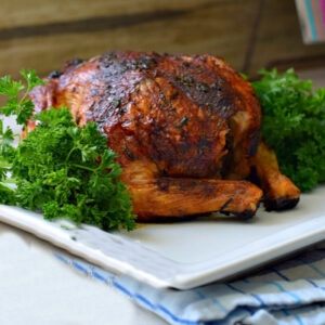 apple cider roasted chicken