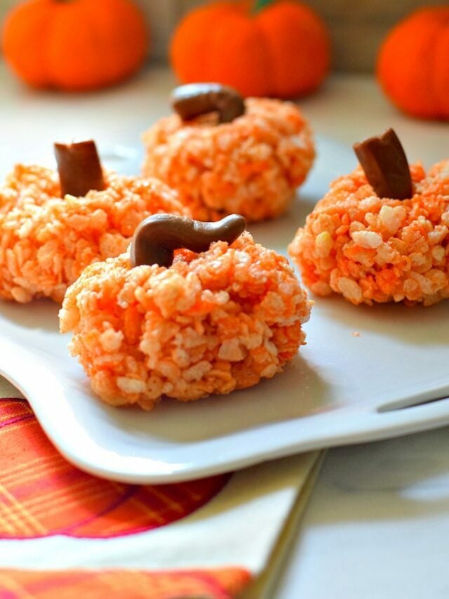 Pumpkin Rice Krispies Treats – Story