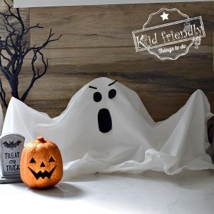 How to Make a Fabric Ghost {Easy Halloween Decoration} | Kid Friendly Things To Do