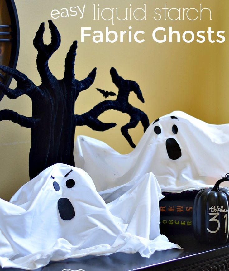 liquid starch fabric ghosts 