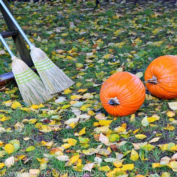 pumpkin sweep fall game to play