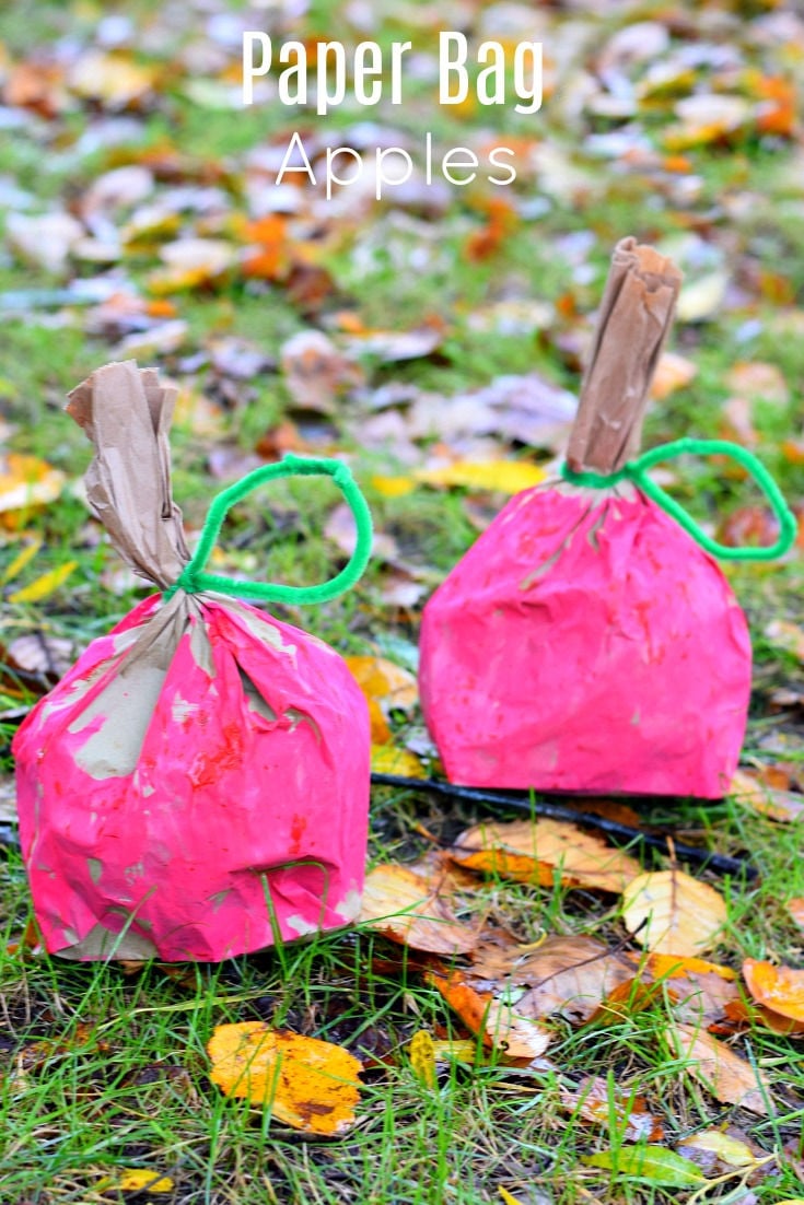 apple bag fall craft