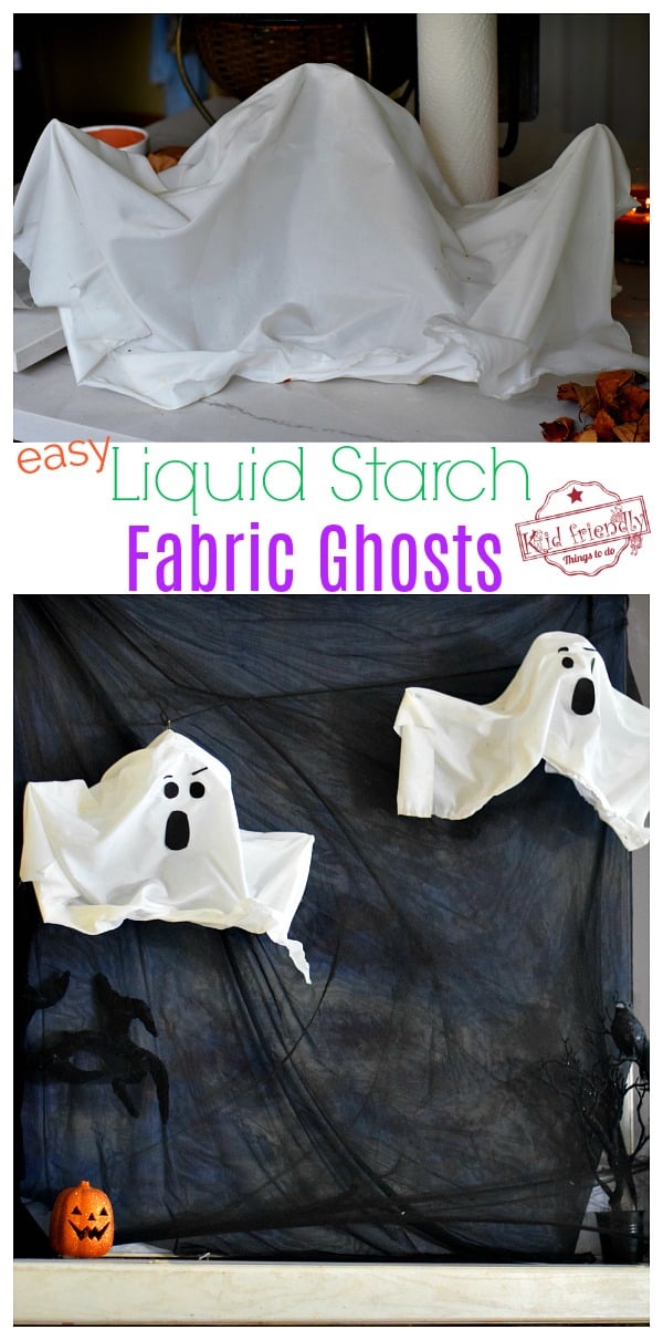 Floating Fabric Ghost Tutorial: Quick and Easy No-Sew Halloween Decoration  - The Fabric Fox