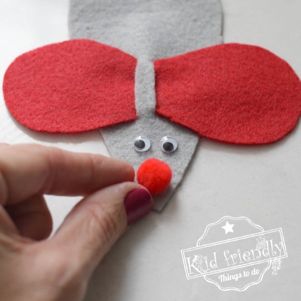 how to make Candy Cane Christmas Mice